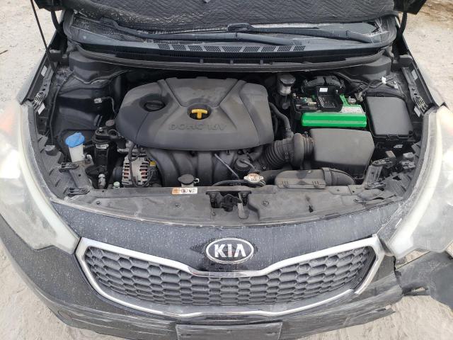 KNAFK4A63G5580708 - 2016 KIA FORTE LX BLACK photo 11