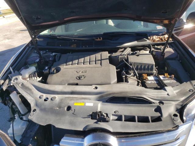 4T1BK3DB7CU464637 - 2012 TOYOTA AVALON BASE 栗色 照片 11