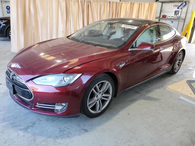 5YJSA1DN7CFS00350 - 2012 TESLA MODEL S BURGUNDY photo 1