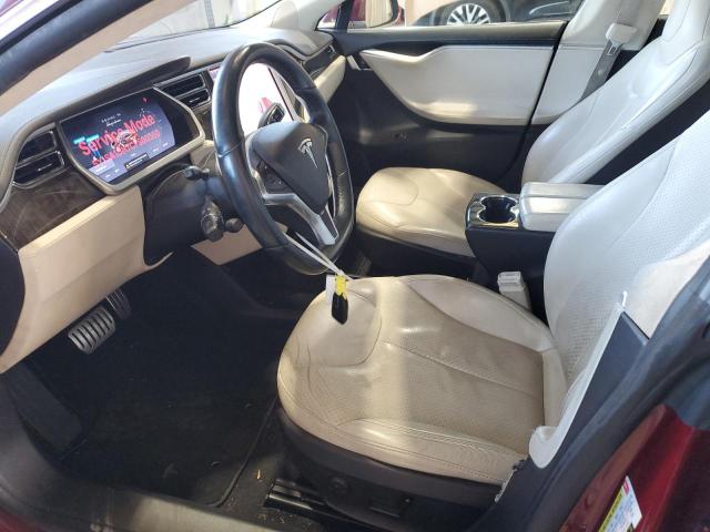 5YJSA1DN7CFS00350 - 2012 TESLA MODEL S BURGUNDY photo 7