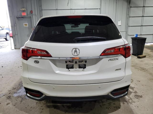 5J8TB4H70JL008617 - 2018 ACURA RDX ADVANCE WHITE photo 6