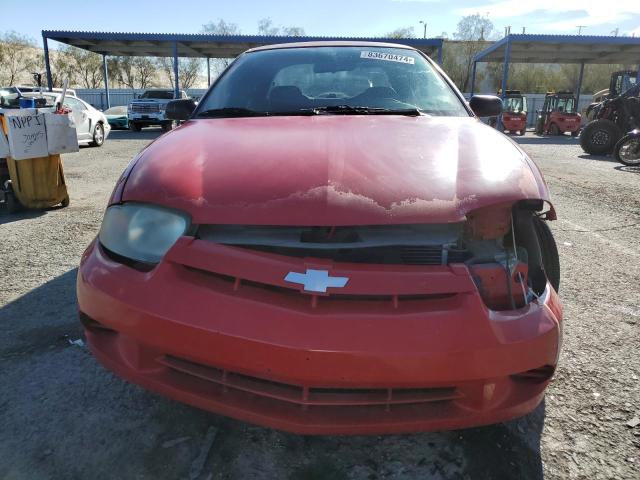 1G1JC52FX37331831 - 2003 CHEVROLET CAVALIER RED photo 5