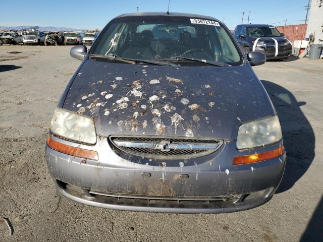 KL1TD566X6B555861 - 2006 CHEVROLET AVEO BASE Күміс фото 5