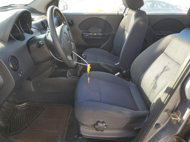 KL1TD566X6B555861 - 2006 CHEVROLET AVEO BASE Күміс фото 7