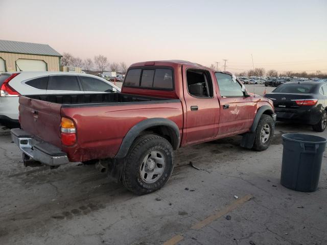 5TEGN92N34Z312039 - 2004 TOYOTA TACOMA DOUBLE CAB PRERUNNER BURGUNDY photo 3