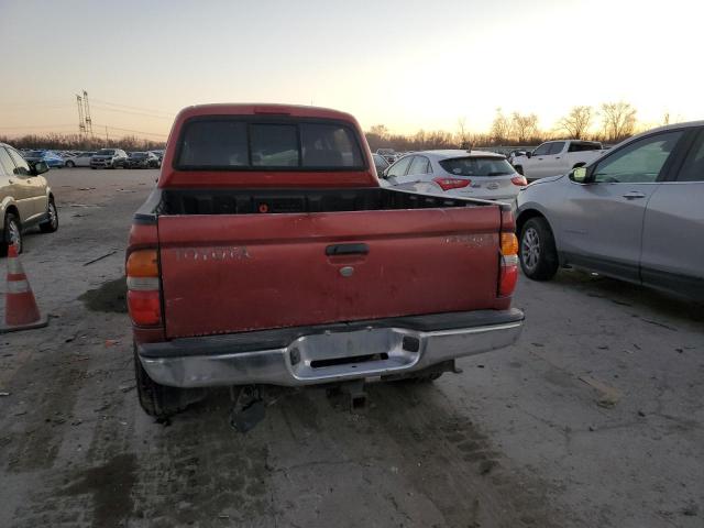 5TEGN92N34Z312039 - 2004 TOYOTA TACOMA DOUBLE CAB PRERUNNER BURGUNDY photo 6