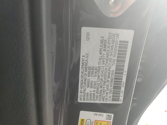 19XFL1H79RE012919 - 2024 HONDA CIVIC EXL 石墨色 照片 12