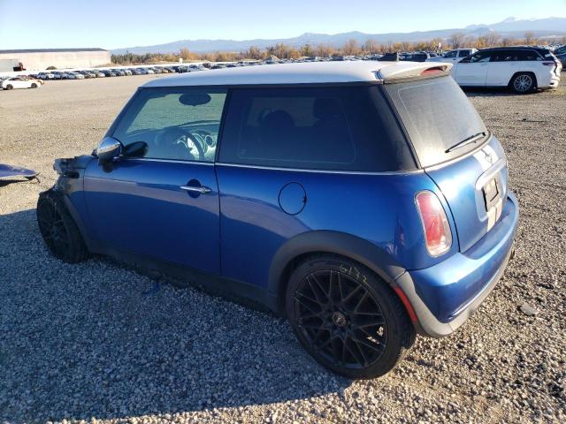 WMWRC33586TK64577 - 2006 MINI COOPER BLUE photo 2