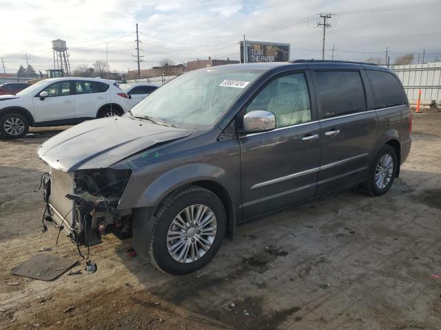 2C4RC1CG8FR728208 - 2015 CHRYSLER TOWN & COU TOURING L GRAY photo 1