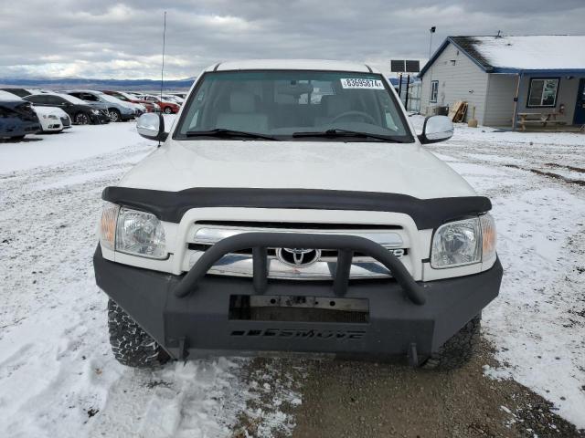 5TBBT44195S456585 - 2005 TOYOTA TUNDRA ACCESS CAB SR5 WHITE photo 5