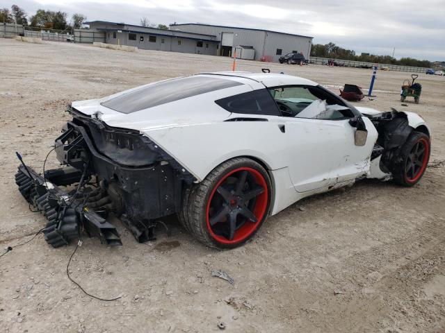 1G1YB2D7XE5135179 - 2014 CHEVROLET CORVETTE STINGRAY 1LT WHITE photo 3