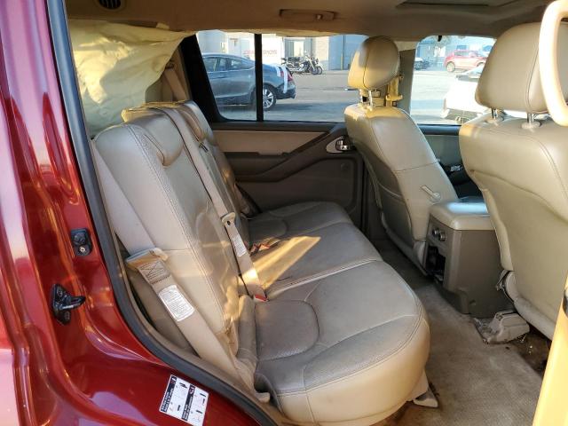 5N1AR18U55C723531 - 2005 NISSAN PATHFINDER LE 勃艮第红 照片 11