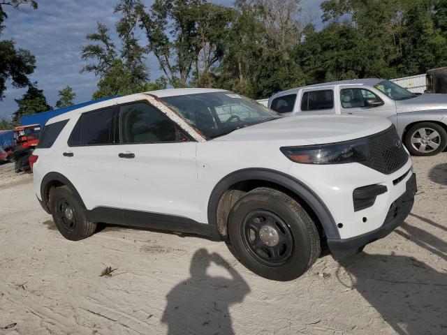 1FM5K8AB1LGD18814 - 2020 FORD EXPLORER POLICE INTERCEPTOR WHITE photo 4