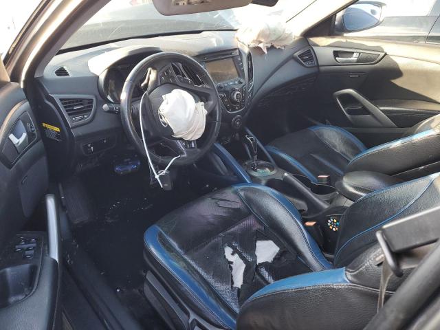 KMHTC6AE1DU139839 - 2013 HYUNDAI VELOSTER TURBO CHARCOAL photo 8