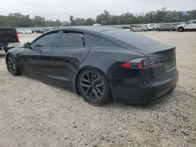 5YJSA1E53MF429348 - 2021 TESLA MODEL S BLACK photo 2