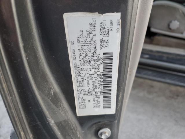 5TBBN44103S399829 - 2003 TOYOTA TUNDRA ACCESS CAB SR5 GRAY photo 12