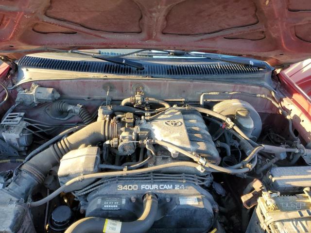 5TESN92N74Z440505 - 2004 TOYOTA TACOMA XTRACAB PRERUNNER ბურგუნდია ფოტო 11