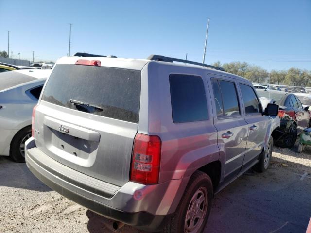 1C4NJRBB2GD797859 - 2016 JEEP PATRIOT SPORT SILVER photo 3