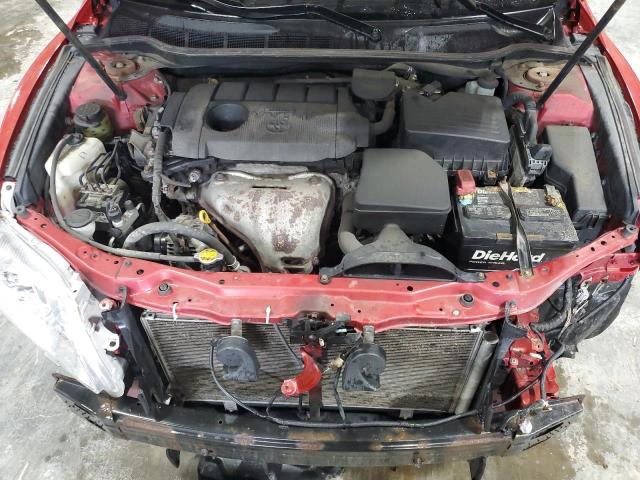 4T4BF3EK3AR074057 - 2010 TOYOTA CAMRY BASE წითელი ფოტო 11