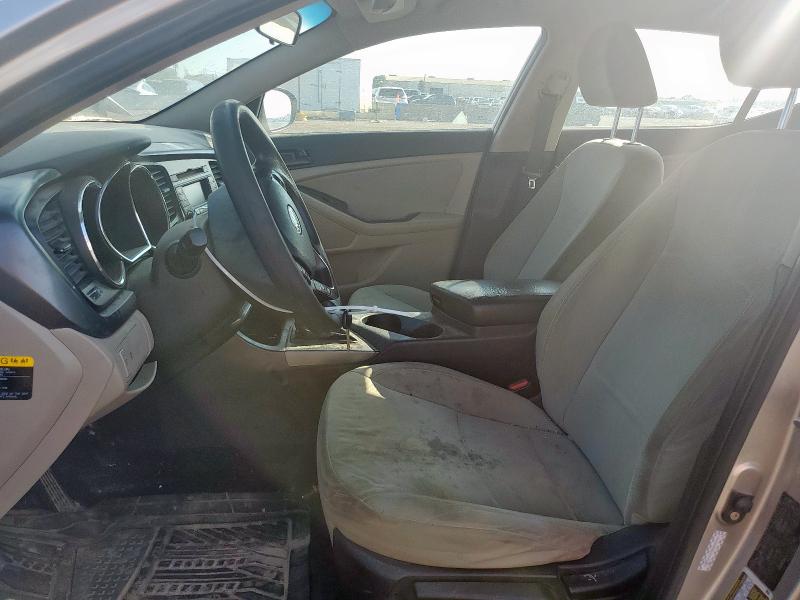 KNAGM4A71C5271921 - 2012 KIA OPTIMA LX SILVER photo 7