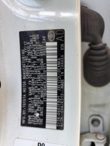 2T1BURHE8JC010171 - 2018 TOYOTA COROLLA L თეთრი ფოტო 13