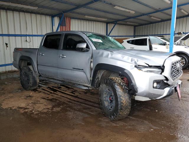 3TMCZ5AN1MM407287 - 2021 TOYOTA TACOMA DOUBLE CAB Сұр фото 4