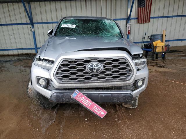 3TMCZ5AN1MM407287 - 2021 TOYOTA TACOMA DOUBLE CAB Сұр фото 5