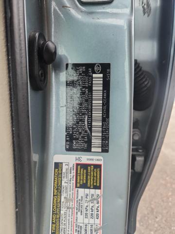 4T4BE46K49R055391 - 2009 TOYOTA CAMRY BASE GREEN photo 12