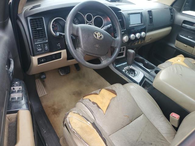 5TFRV54177X012544 - 2007 TOYOTA TUNDRA DOUBLE CAB SR5 BLACK photo 8