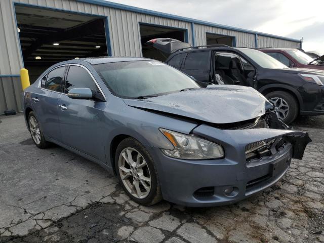 1N4AA5AP1CC842820 - 2012 NISSAN MAXIMA S BLUE photo 4