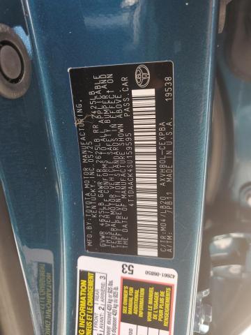4T1DAACK4SU159595 - 2025 TOYOTA CAMRY XSE 蓝色 照片 12
