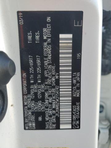 JTJYARBZ5K2154742 - 2019 LEXUS NX 300 BASE Білий фото 13