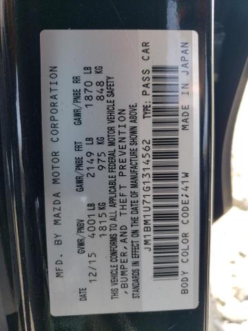 JM1BM1U71G1314562 - 2016 MAZDA 3 SPORT 黑色 照片 12