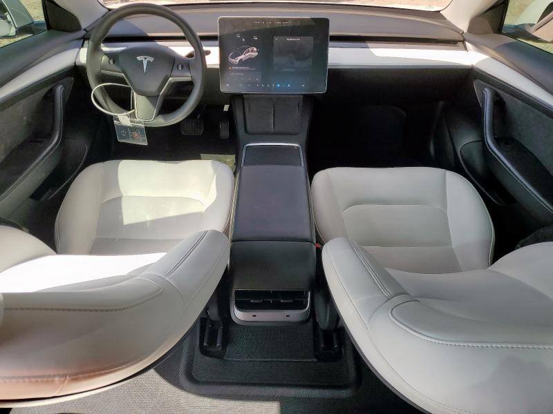 5YJ3E1EA7MF025958 - 2021 TESLA MODEL 3 თეთრი ფოტო 8