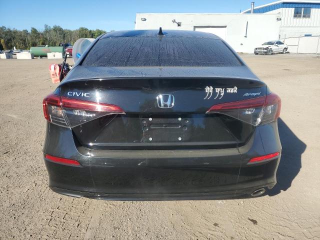 2HGFE2F52NH125483 - 2022 HONDA CIVIC SPORT BLACK photo 6
