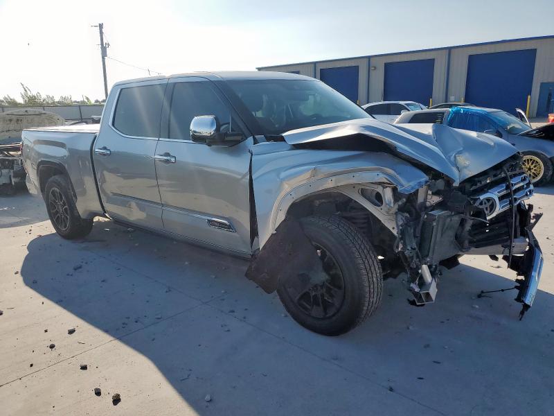 5TFMA5EC7NX006536 - 2022 TOYOTA TUNDRA CREWMAX PLATINUM SILVER photo 4