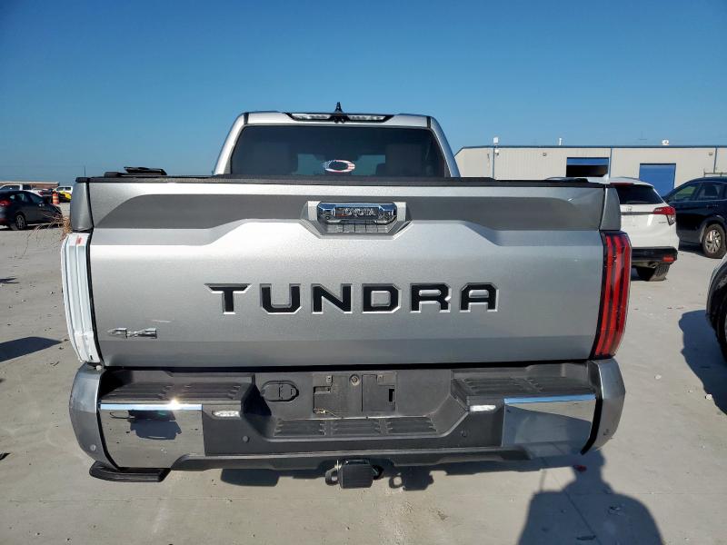 5TFMA5EC7NX006536 - 2022 TOYOTA TUNDRA CREWMAX PLATINUM SILVER photo 6