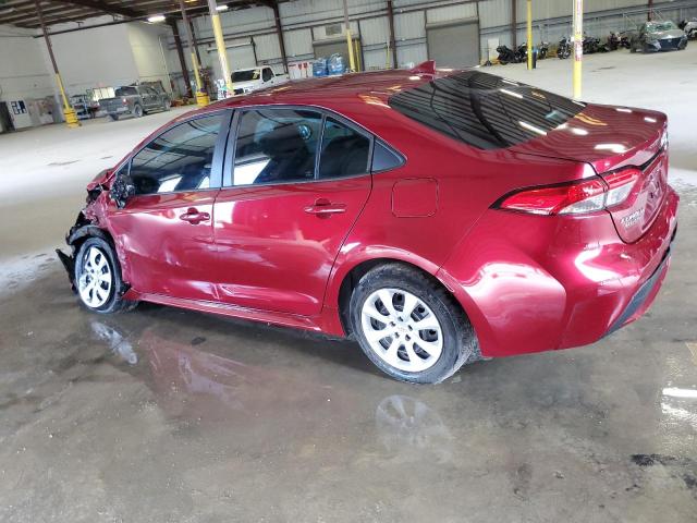 5YFEPMAE8NP308419 - 2022 TOYOTA COROLLA LE RED photo 2