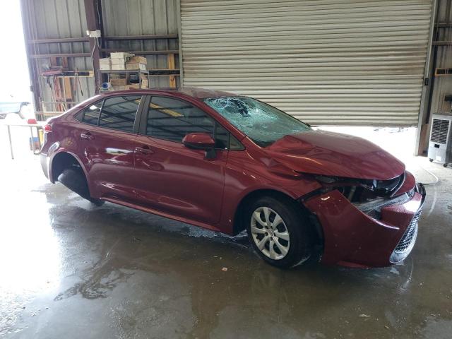 5YFEPMAE8NP308419 - 2022 TOYOTA COROLLA LE RED photo 4