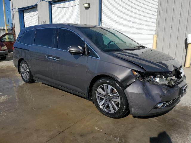 5FNRL5H95EB004231 - 2014 HONDA ODYSSEY TOURING GRAY photo 4