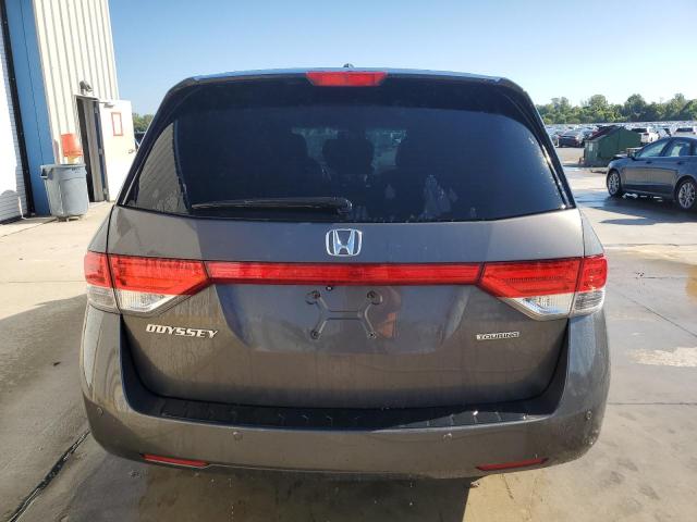 5FNRL5H95EB004231 - 2014 HONDA ODYSSEY TOURING GRAY photo 6
