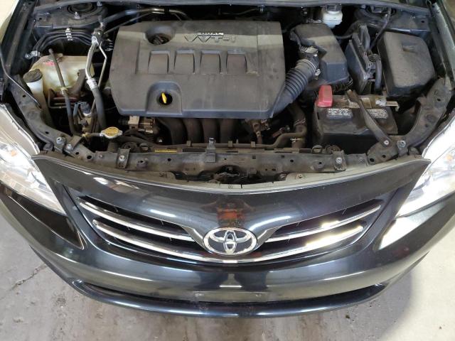 2T1BU4EE6DC075063 - 2013 TOYOTA COROLLA BASE BLACK photo 11