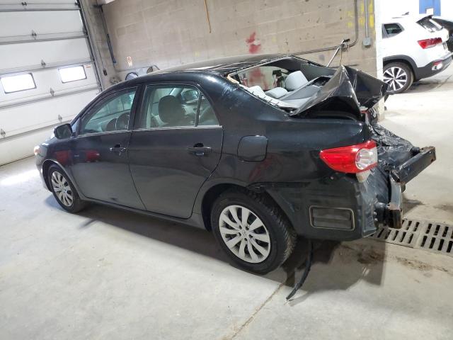 2T1BU4EE6DC075063 - 2013 TOYOTA COROLLA BASE BLACK photo 2