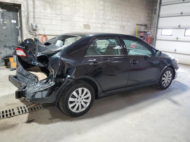 2T1BU4EE6DC075063 - 2013 TOYOTA COROLLA BASE BLACK photo 3