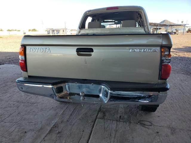 5TEGN92NX2Z124907 - 2002 TOYOTA TACOMA DOUBLE CAB PRERUNNER TAN photo 6