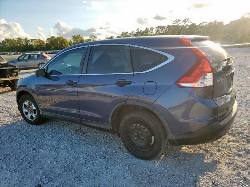 3CZRM3H35DG711877 - 2013 HONDA CR-V LX BLUE photo 2