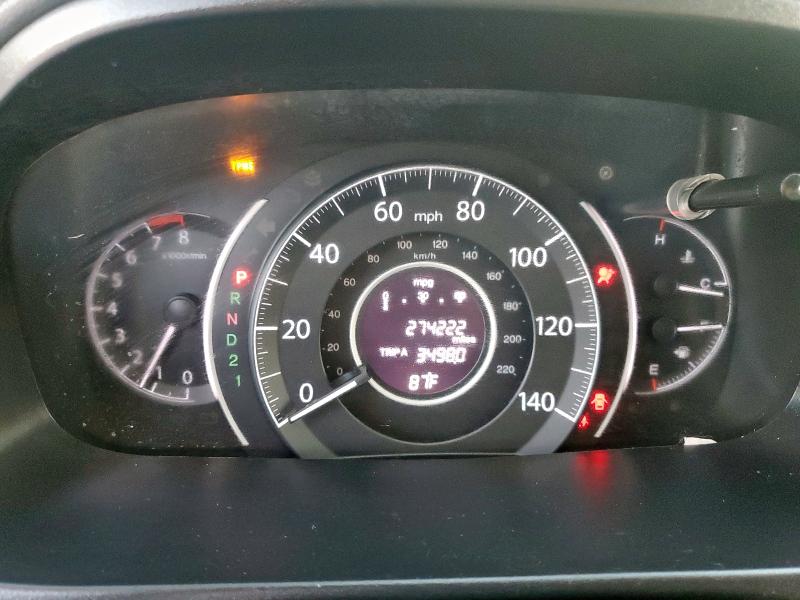 3CZRM3H35DG711877 - 2013 HONDA CR-V LX BLUE photo 9