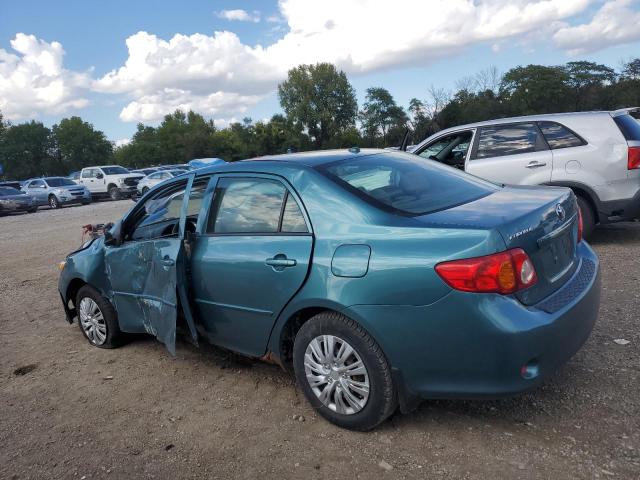 JTDBL40EX99039366 - 2009 TOYOTA COROLLA BASE TEAL photo 2