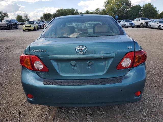 JTDBL40EX99039366 - 2009 TOYOTA COROLLA BASE TEAL photo 6