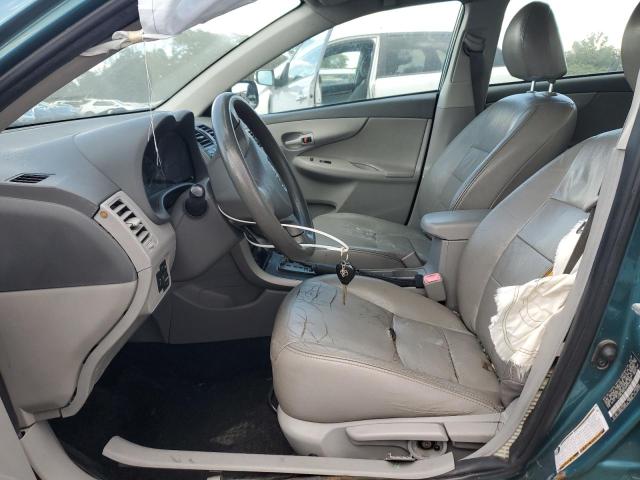 JTDBL40EX99039366 - 2009 TOYOTA COROLLA BASE TEAL photo 7